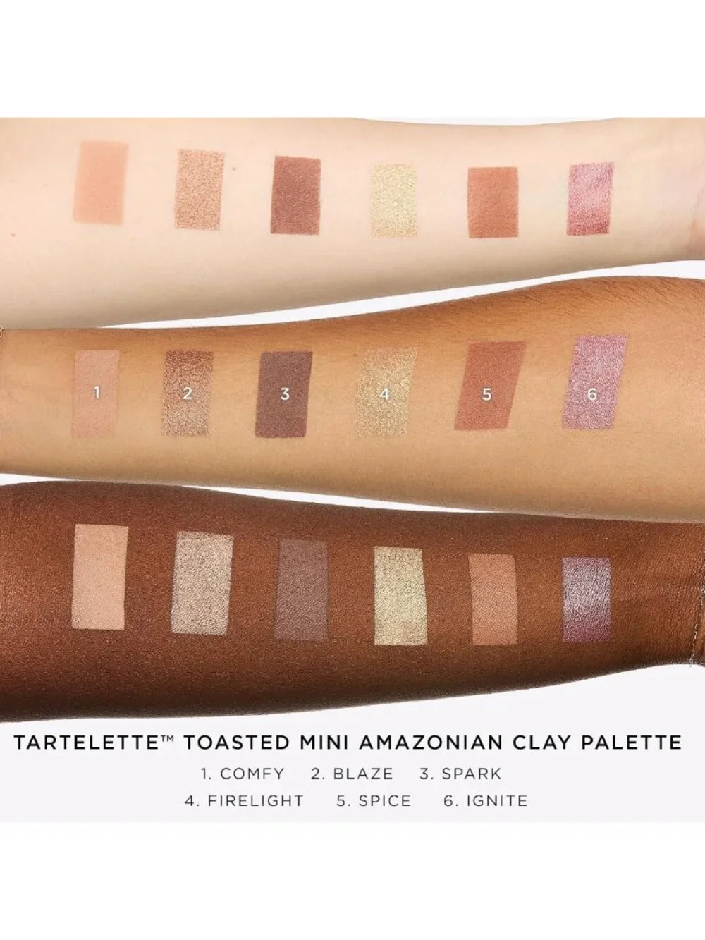 Mini Eyeshadow Palette - Shimmer & Matte Bronze Neutrals, Longwear, Blendable